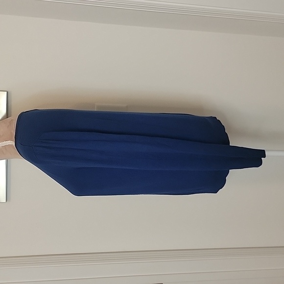 Kenneth Cole Royal Blue Button, Scoop Neck Cardigan, Size L, EUC! - Picture 3 of 6